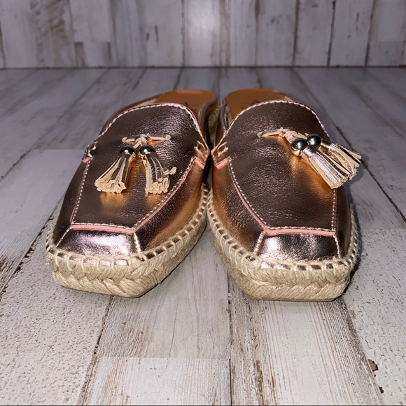 Aquatalia Metallic Rose Gold Vienna Mule - Picture 5 of 7